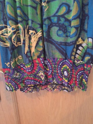 Camiseta manga larga estampada talla única