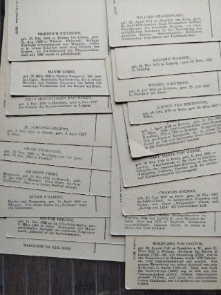 Lote Postales Personajes Históricos