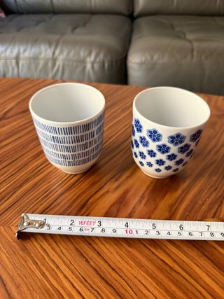 IKEA ENTUSIASM 2 tazas de porcelana