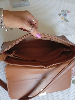 Borsa tracolla vintage in cuoio