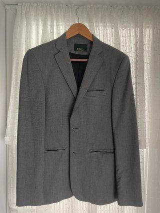 Blazer Gris Zara Man Nuevo. Talla 46