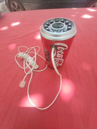Teléfono Coca-Cola Vintage Vaso