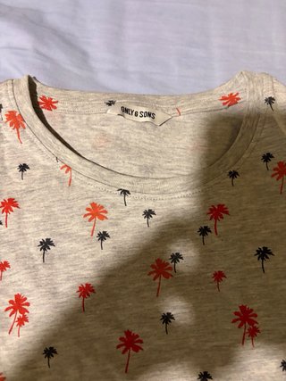 Camiseta ONLY & SONS palmeras M