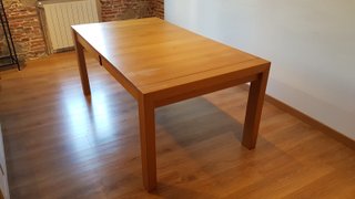 Mesa de comedor de roble macizo