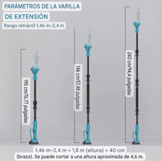 Barra Extensión Ensamblable (2 Baterías)