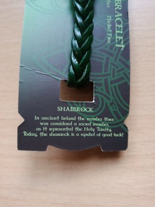 Pulsera Cuero Celtic Spirit Trébol Irlanda