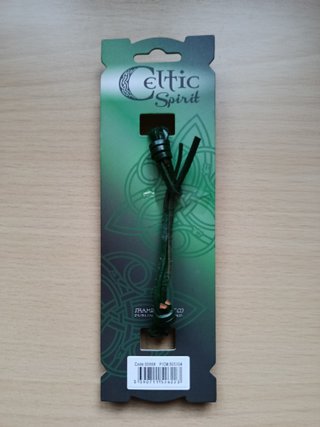 Pulsera Cuero Celtic Spirit Trébol Irlanda