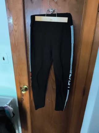 Pantalón de chándal negro con rayas