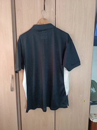 Polo APS Talla L Negro y Blanco