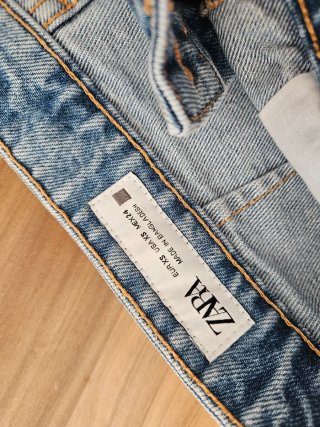 Falda pantalón vaquera Zara
