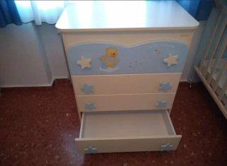 Cuna y bañera para bebé