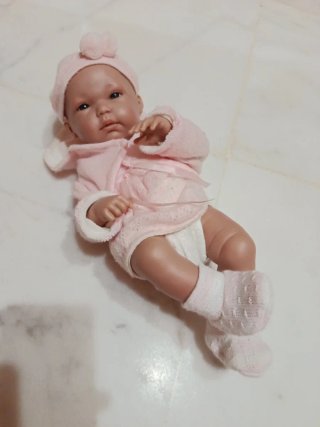 Muñeco bebé recién nacido rosa