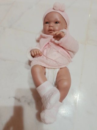 Muñeco bebé recién nacido rosa
