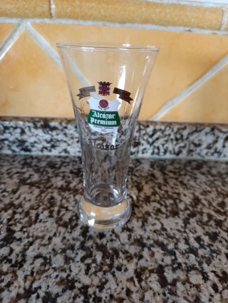 Juego 6 Vasos Cerveza Alcázar Premium