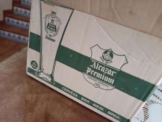 Juego 6 Vasos Cerveza Alcázar Premium