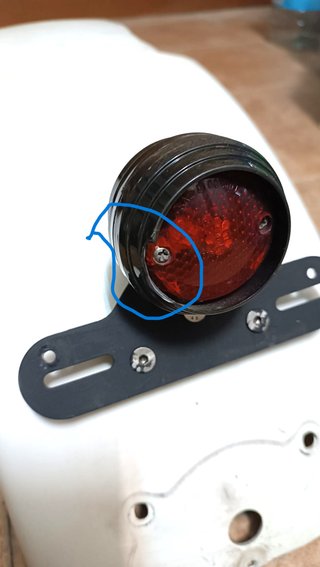 Guardabarros Trasero Suzuki Van Van 125 Caferacer