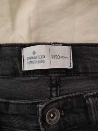 Pantalón corto Springfield negro