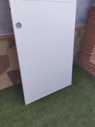 Puerta corredera Pladur blanca