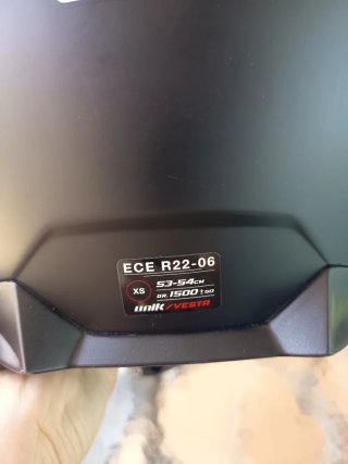 Casco moto Unik Negro Talla S (53-54cm)