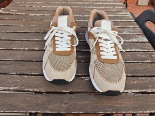 Zapatillas Zara Hombre Talla 43 Beige/Marrón