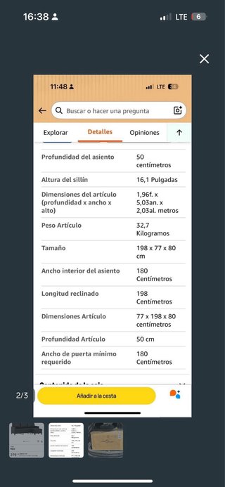 Sofá 3 plazas vidaXL con Taburete Negro _ NUEBVO