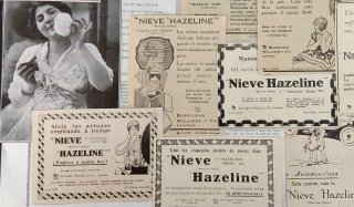 Publicidad belleza Farmacia Nieve Hazeline Años 20