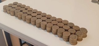 Lote 450  monedas 5 pesetas España