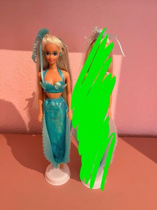 Barbie Mermaid Sirena 1991 1992 Mattel Sirenita