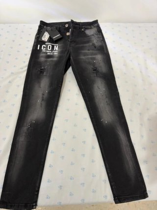 Pantalones vaqueros DSQUARED2 ICON negros talla 38