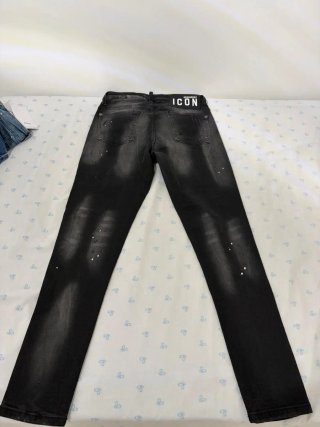 Pantalones vaqueros DSQUARED2 ICON negros talla 38