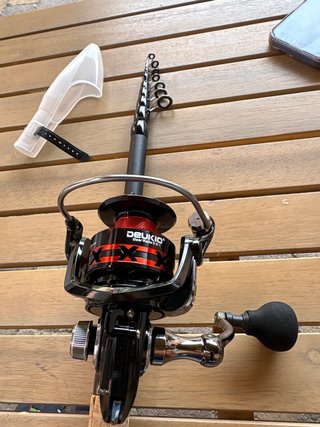 Caña de pesca 2.20m con carrete