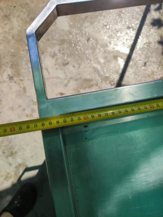Carro móvil de acero inoxidable  Para bandejas