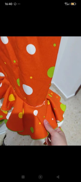 Traje de flamenca con lunares