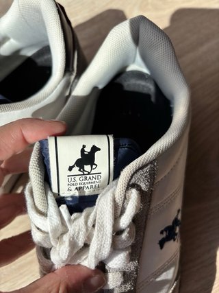 Zapatillas deportivas Polo blancas con detalles en