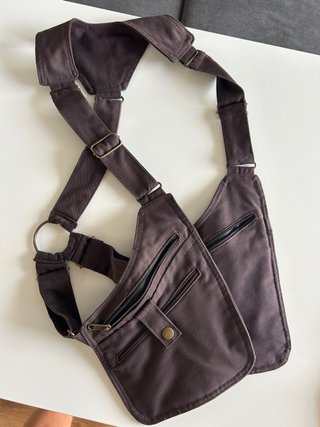 Chaleco/Arnés/Gilet Utilitario Marrón hecho a mano