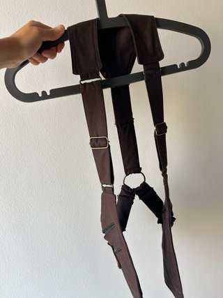 Chaleco/Arnés/Gilet Utilitario Marrón hecho a mano