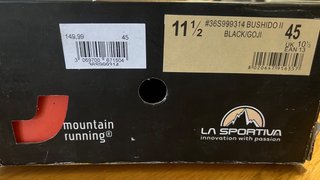 Zapatillas La Sportiva Bushido II Negro/Rojo