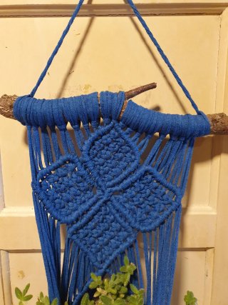 Suporte macramê artesanal para vasos