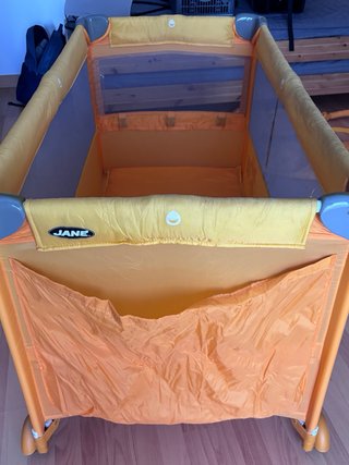 Cuna de viaje Jane Naranja 2 niveles