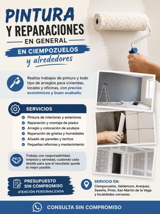 Reparaciones y Pintura Ciempozuelos y alrededores