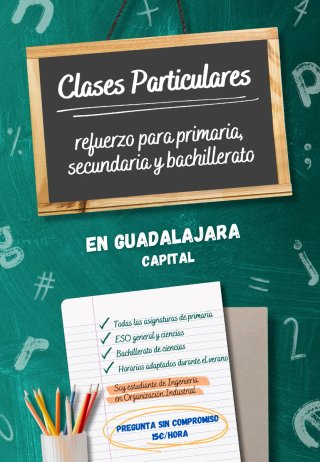 Clases particulares durante el verano en Guadalaja