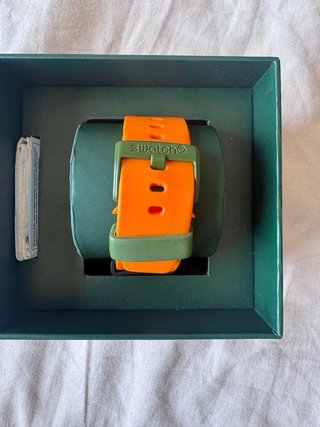 Reloj Swatch Big Bold Naranja y Verde