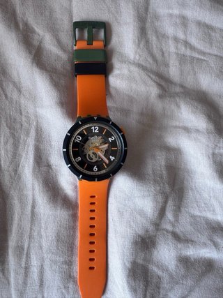 Reloj Swatch Big Bold Naranja y Verde