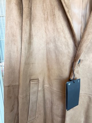 Abrigo Levita efecto ante Zara Hombre