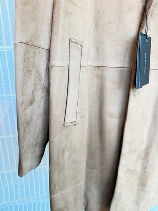 Abrigo Levita efecto ante Zara Hombre