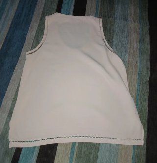 Blusa Zara tirantes beige Talla M