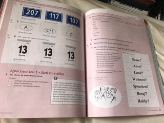 Libro Aprender Aleman nivel 1 semi NUEVO