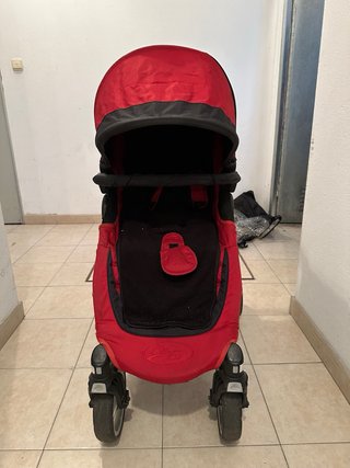 Silla de paseo City Mini 3 ruedas roja