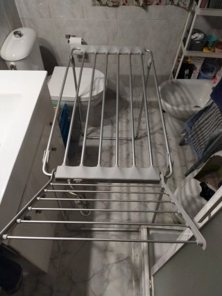 Tendedero eléctrico plegable