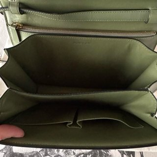 Borsa Celine Pelle Verde Oro
